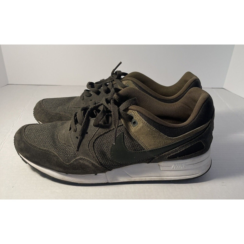 Nike Air Pegasus Size 12 344082 301 Dark Green Forest White Beige
